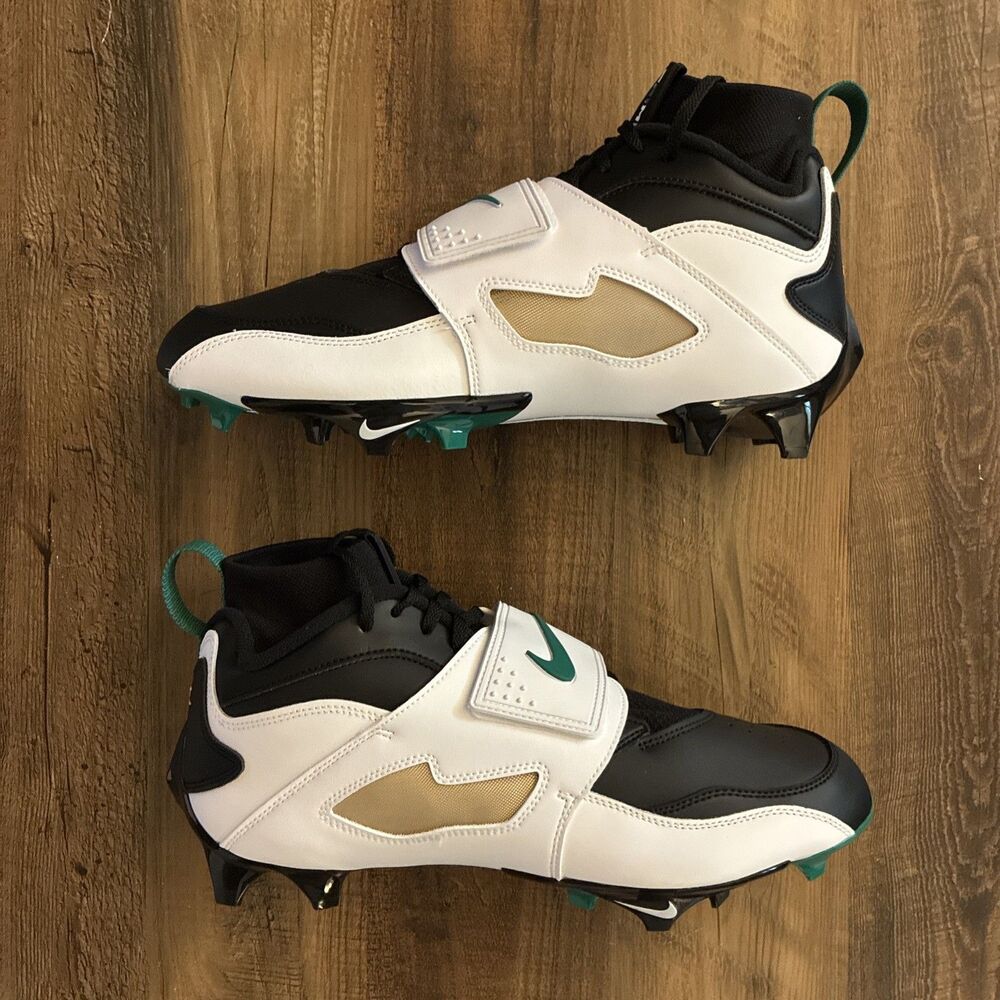 Nike Diamond Turf 93 TD Emerald Eagles Men Size 11.5 Football Cleats HF5298-102